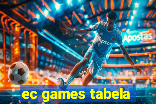 ec games tabela